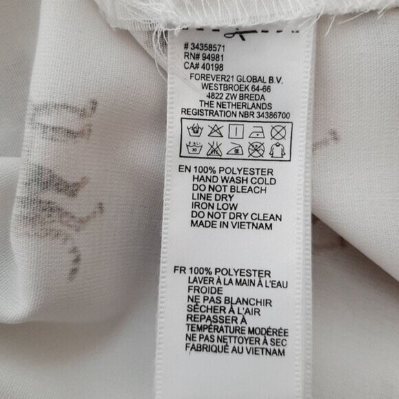 FOREVER 21 | Cheetah Print Light Tank Top Wild Cat Novelty Pattern Sz M Flawed - Picture 13 of 13